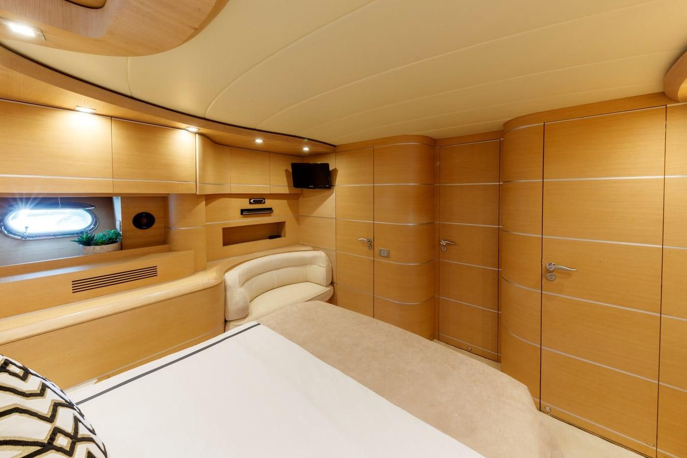 a bathroom with a large bathtub aboard KOKAB Yacht for Charter
