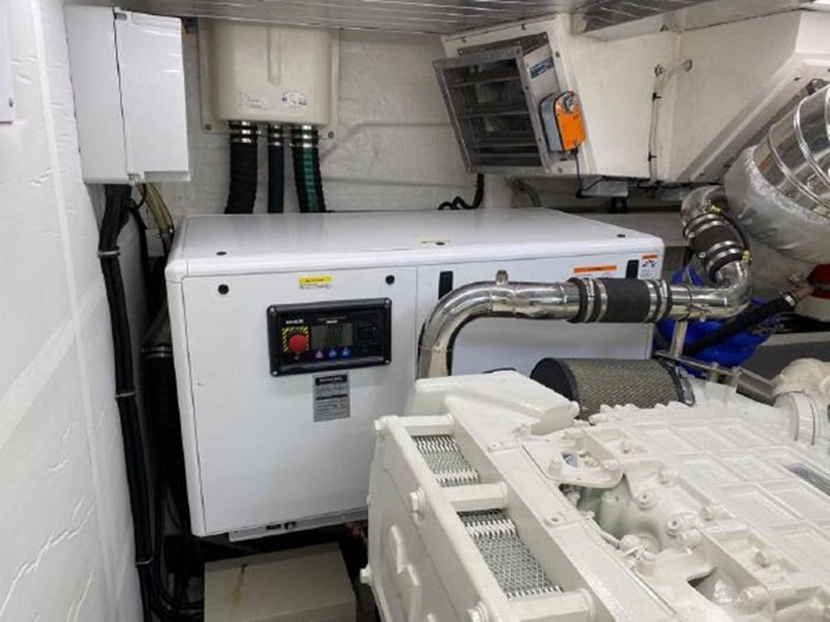 a close-up of a machine aboard THE ONLY BLUE 66 FLY Yacht for Sale