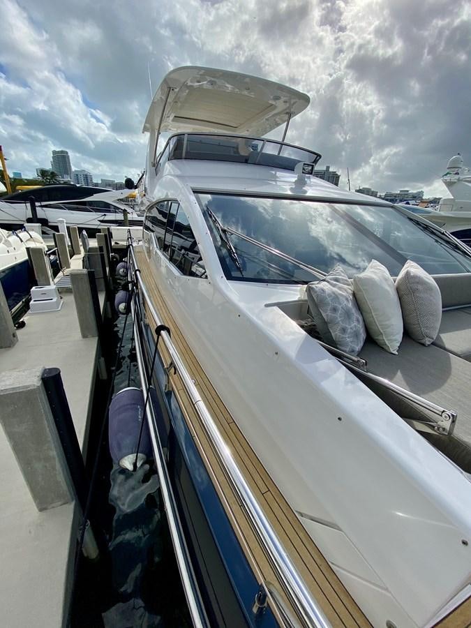 the front of a car aboard SEARENITY II Yacht for Sale