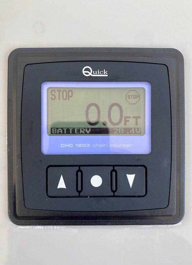 a digital clock with a digital display aboard SEARENITY II Yacht for Sale