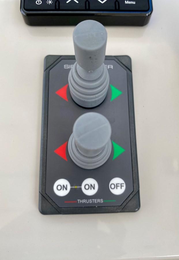 a silver and black electronic device aboard SEARENITY II Yacht for Sale