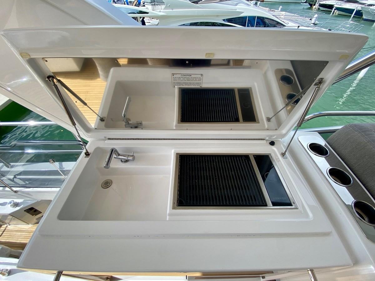 the inside of a boat aboard SEARENITY II Yacht for Sale