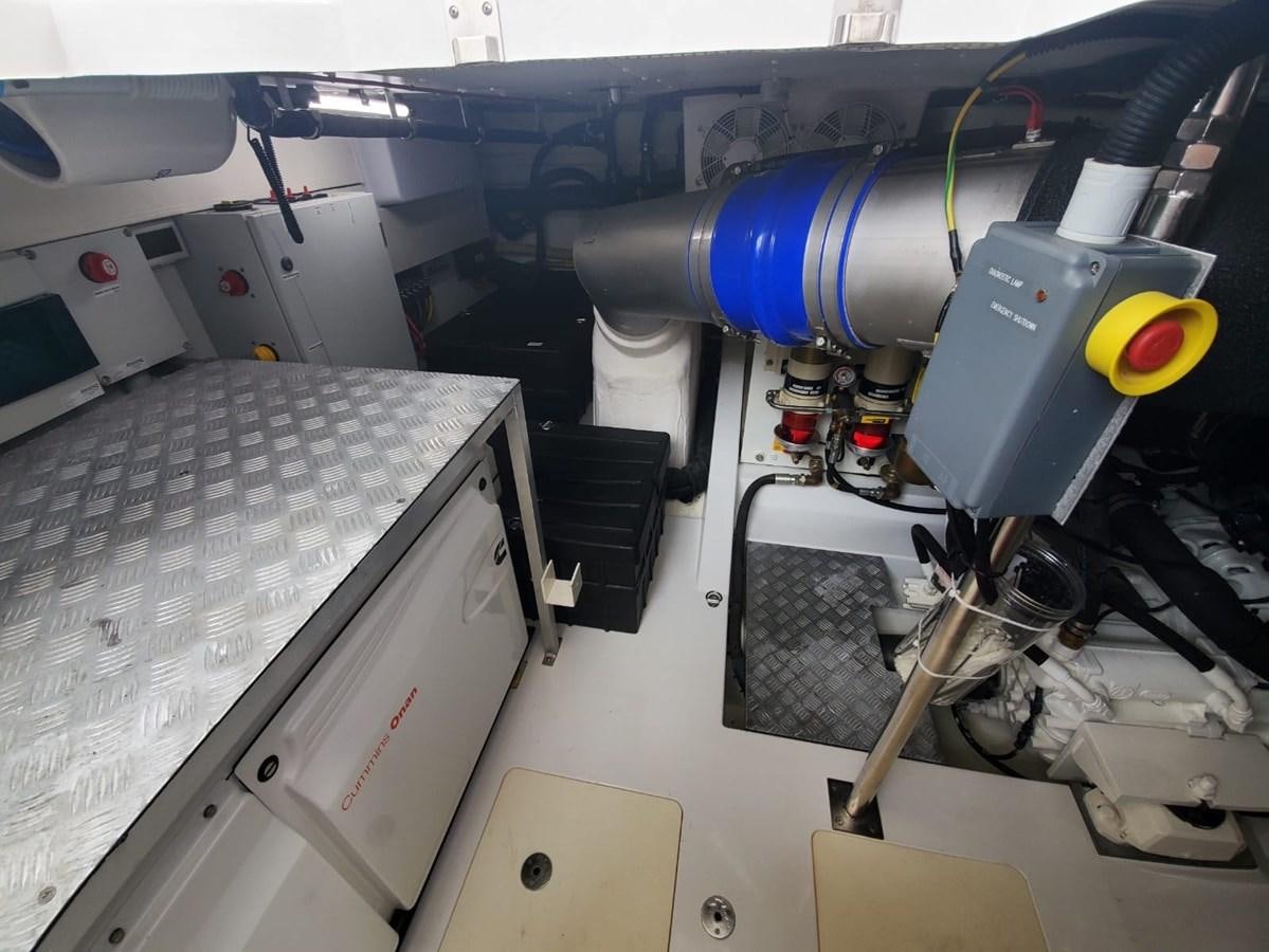 a machine with a blue tube aboard SEARENITY II Yacht for Sale