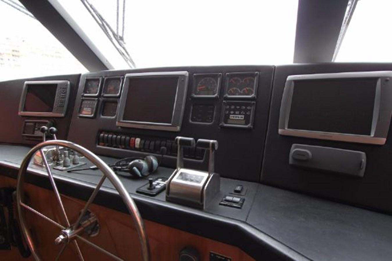 inside of a car aboard BROKYSTONE Yacht for Sale