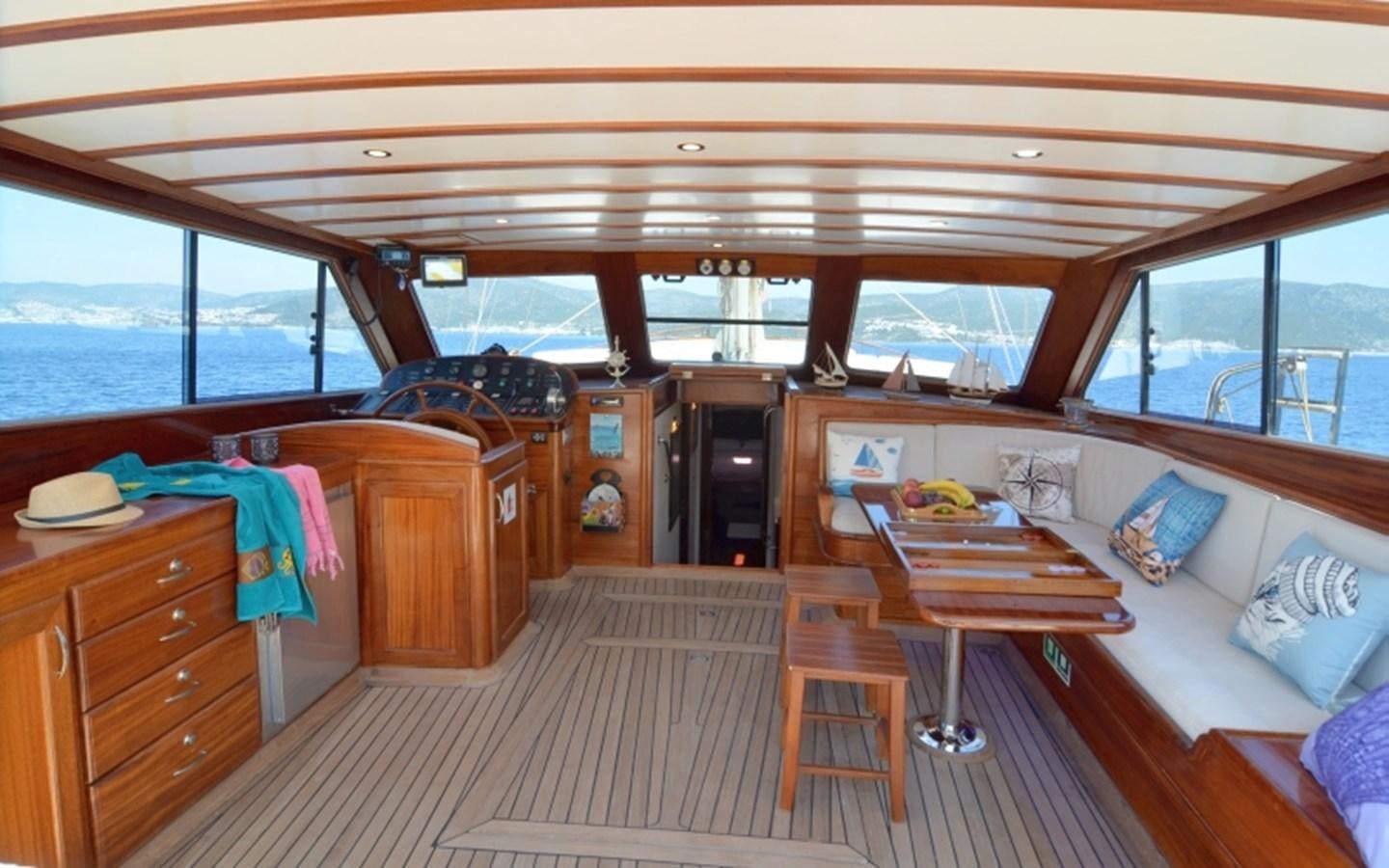 inside of a boat aboard ZORBAS Yacht for Sale