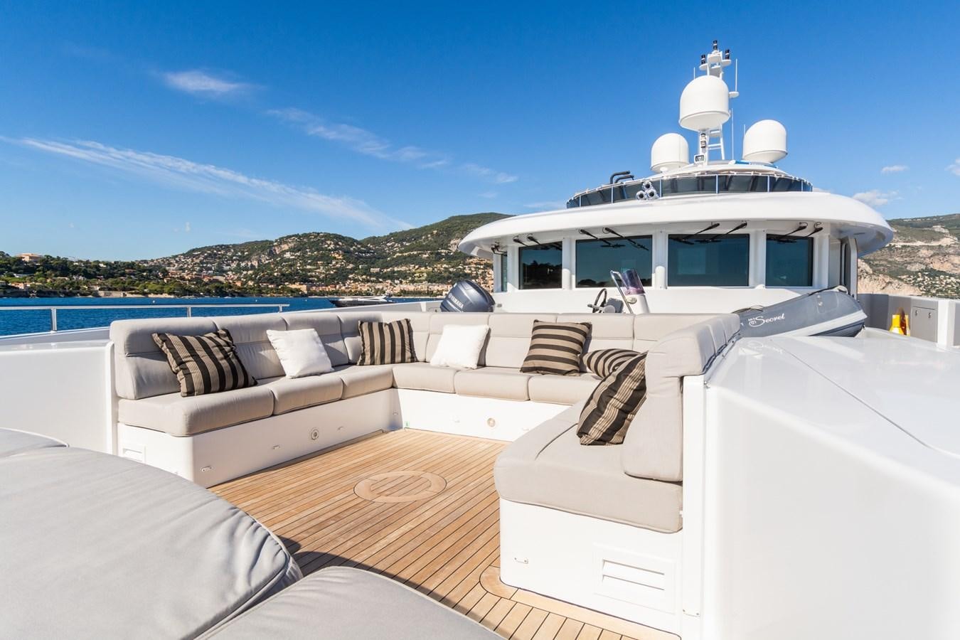 a boat on the water aboard MY SECRET Yacht for Sale