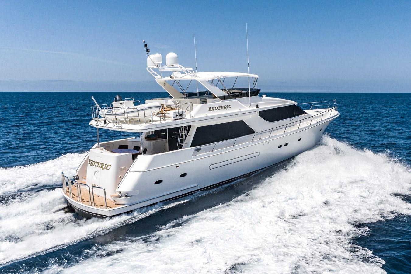 a boat on the water aboard ESOTERIC Yacht for Sale