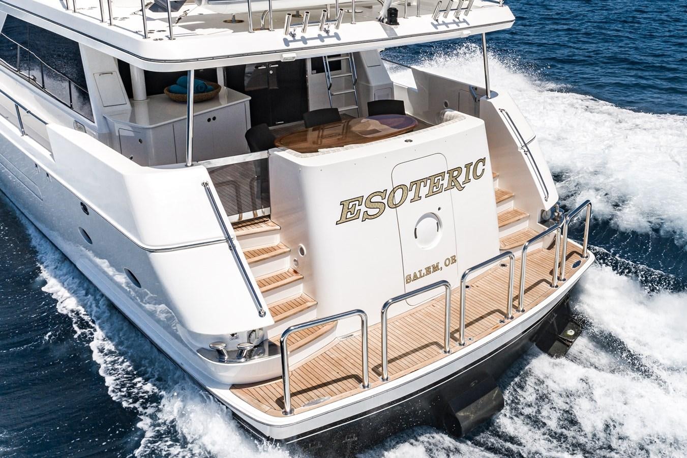 a boat on the water aboard ESOTERIC Yacht for Sale