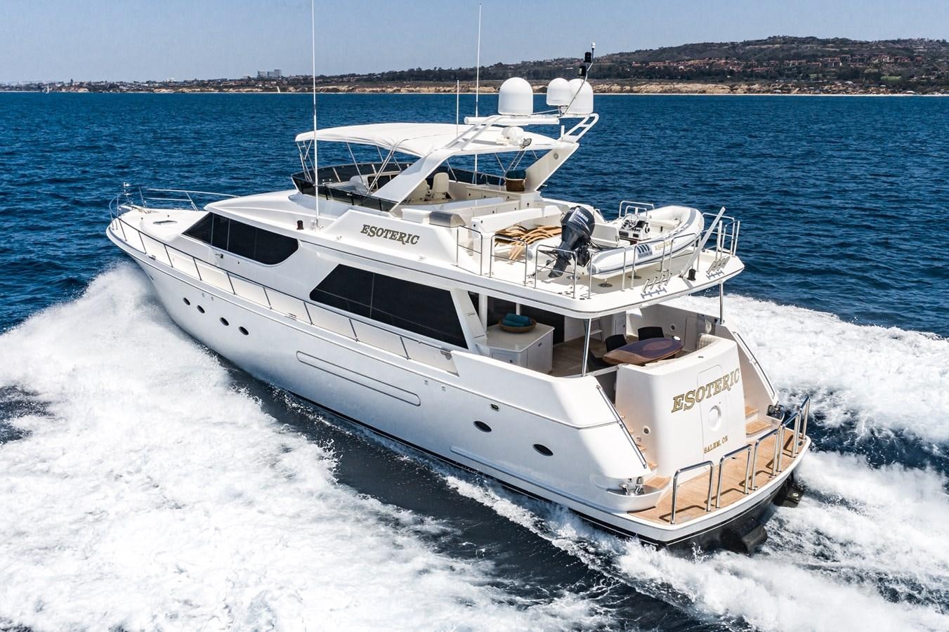 a boat on the water aboard ESOTERIC Yacht for Sale