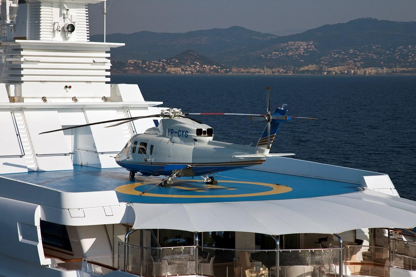 a boat on the water aboard LADY MOURA Yacht for Sale