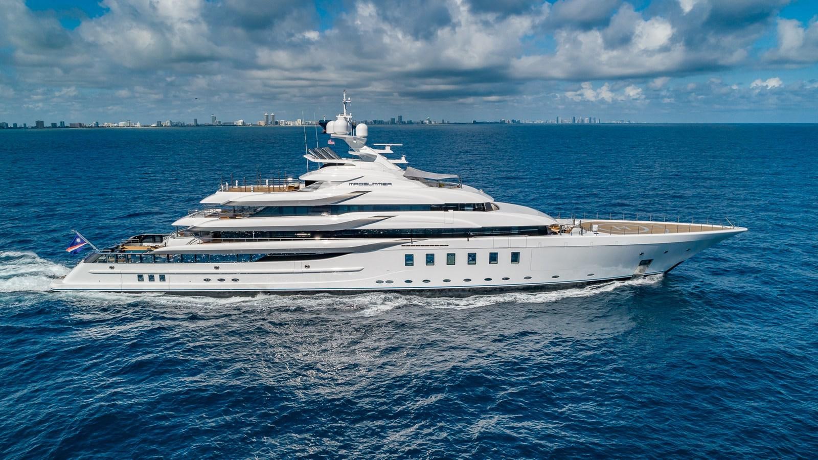 a large white yacht in the water aboard CC-SUMMER Yacht for Sale