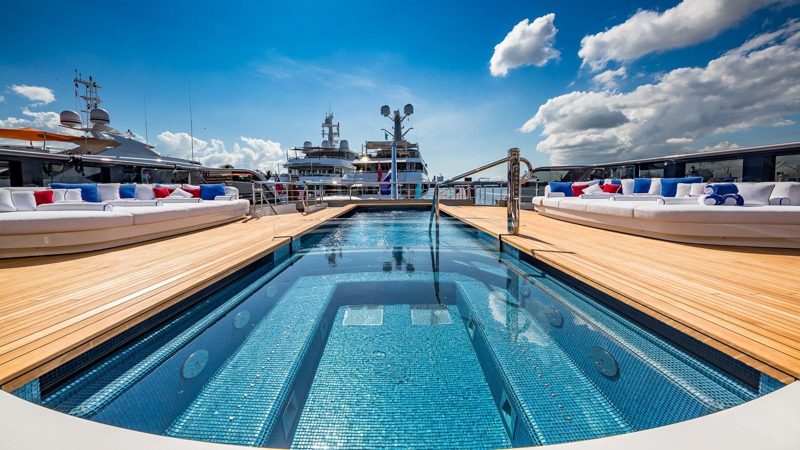 a pool of water with boats in it aboard CC-SUMMER Yacht for Sale
