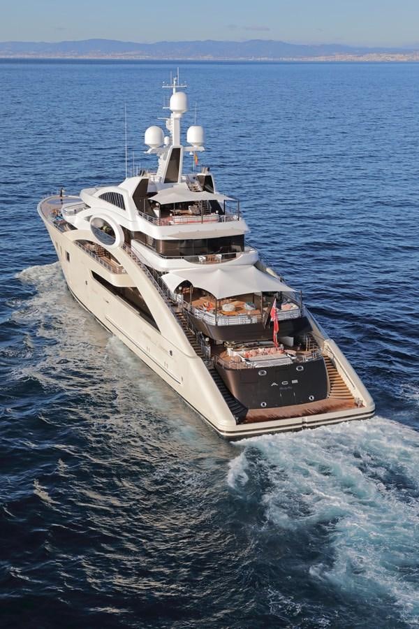 a ship in the water aboard EYE Yacht for Sale