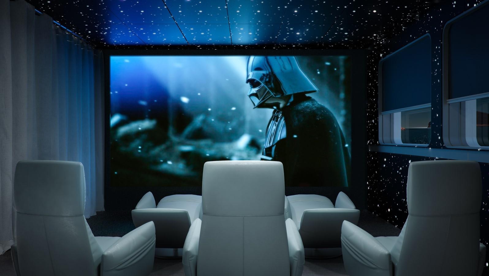 a room with a view of the ocean and the ocean aboard DUNYA  DY012 Yacht for Sale