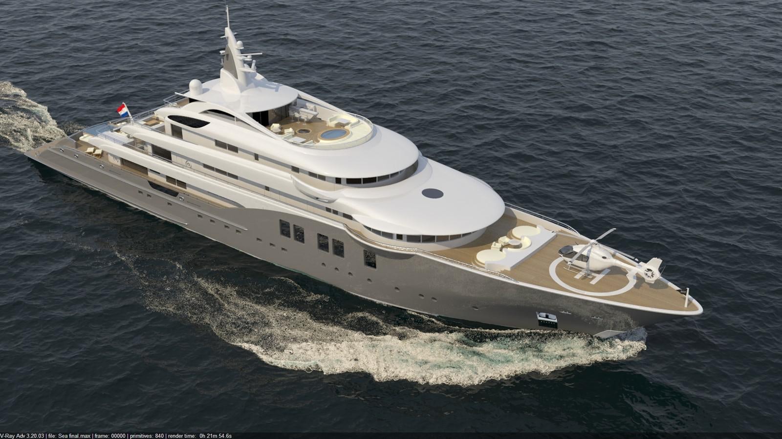 a white yacht on the water aboard DUNYA  DY012 Yacht for Sale