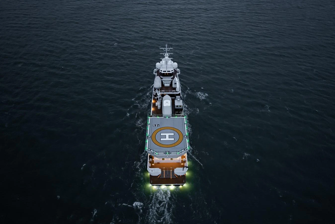 a boat on the water aboard INDRATUS Yacht for Sale