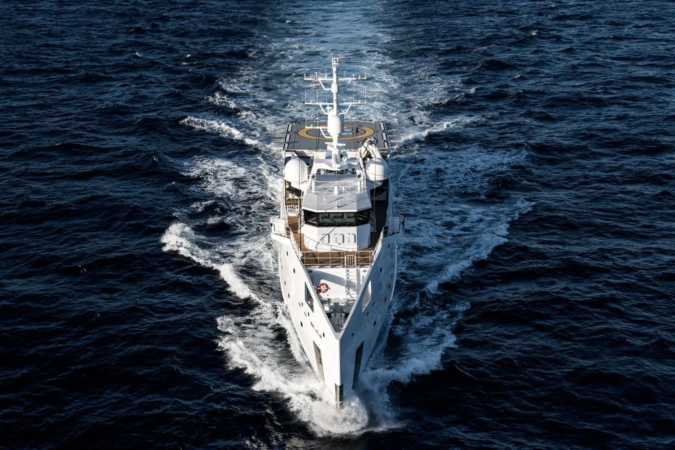 a boat on the water aboard INDRATUS Yacht for Sale