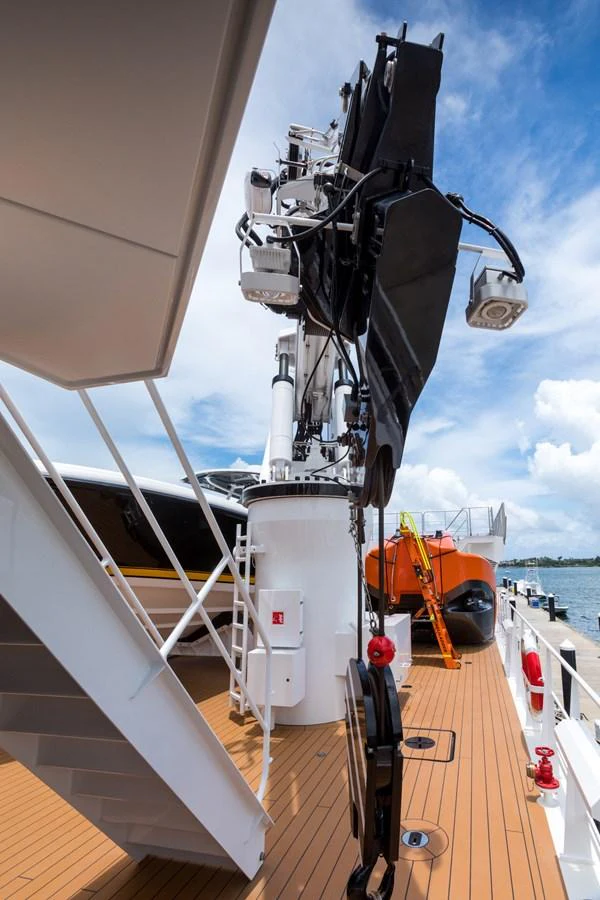 a boat on the water aboard INDRATUS Yacht for Sale