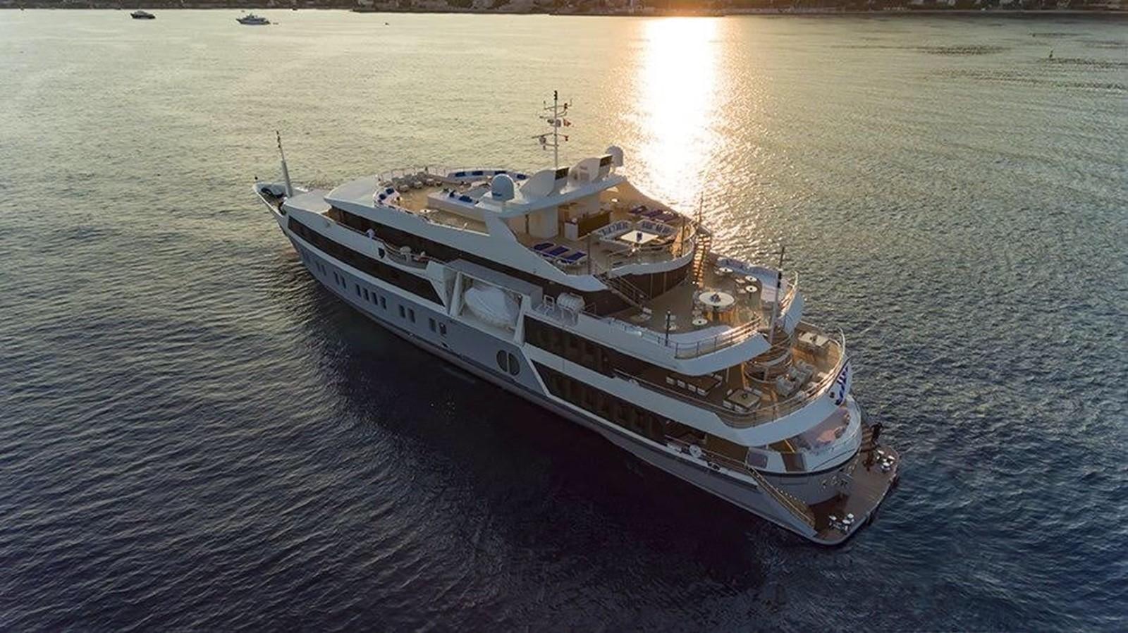 a ship on the water aboard MARQUISE Yacht for Sale