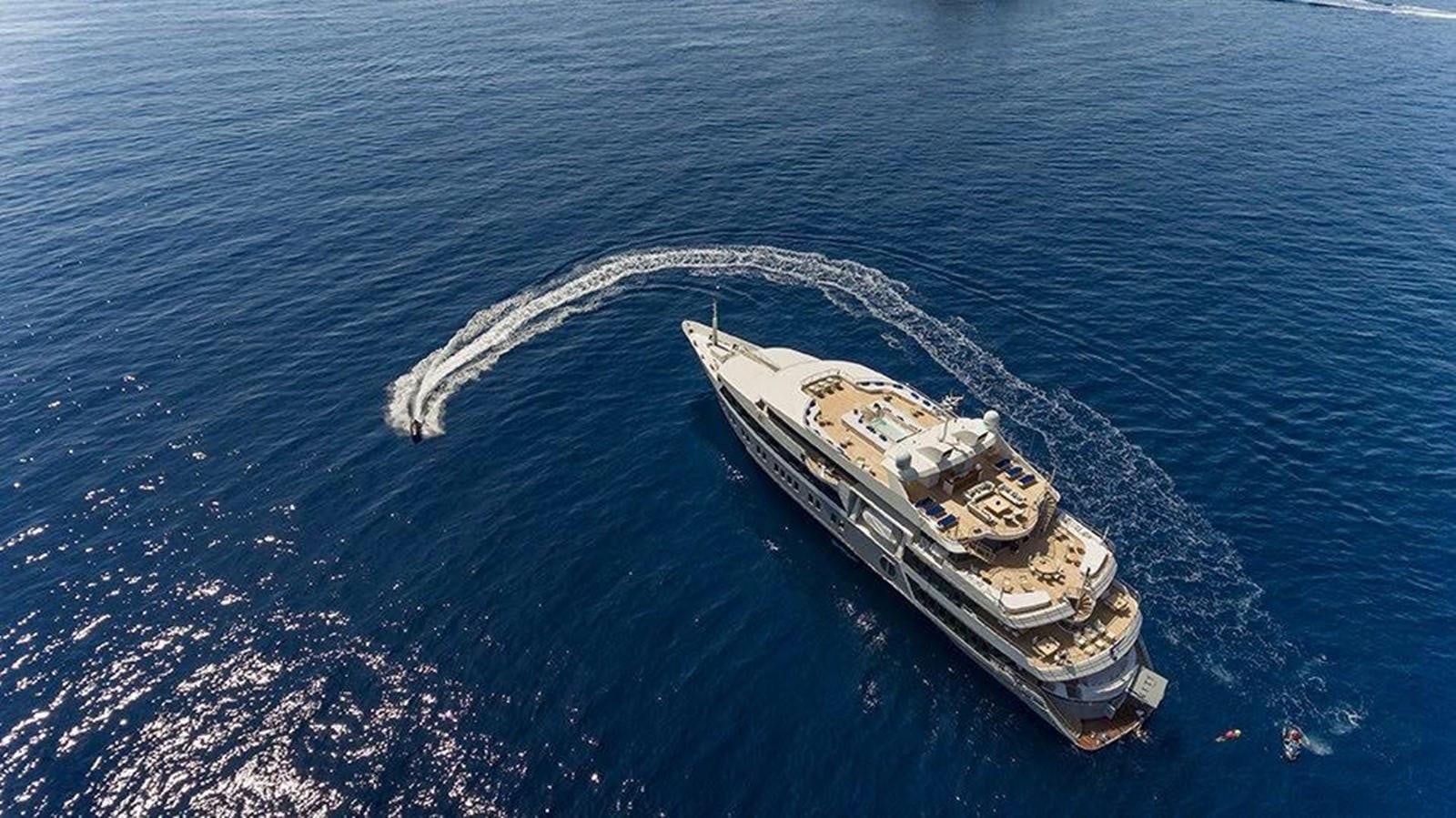 a ship in the water aboard MARQUISE Yacht for Sale