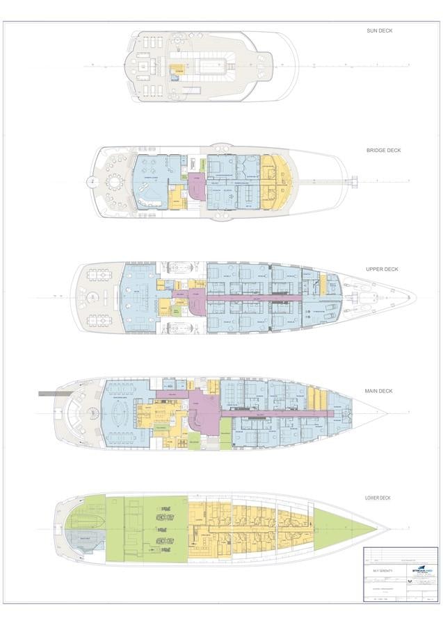 diagram aboard MARQUISE Yacht for Sale