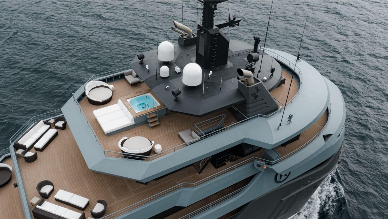 a boat on the water aboard Q Yacht for Sale