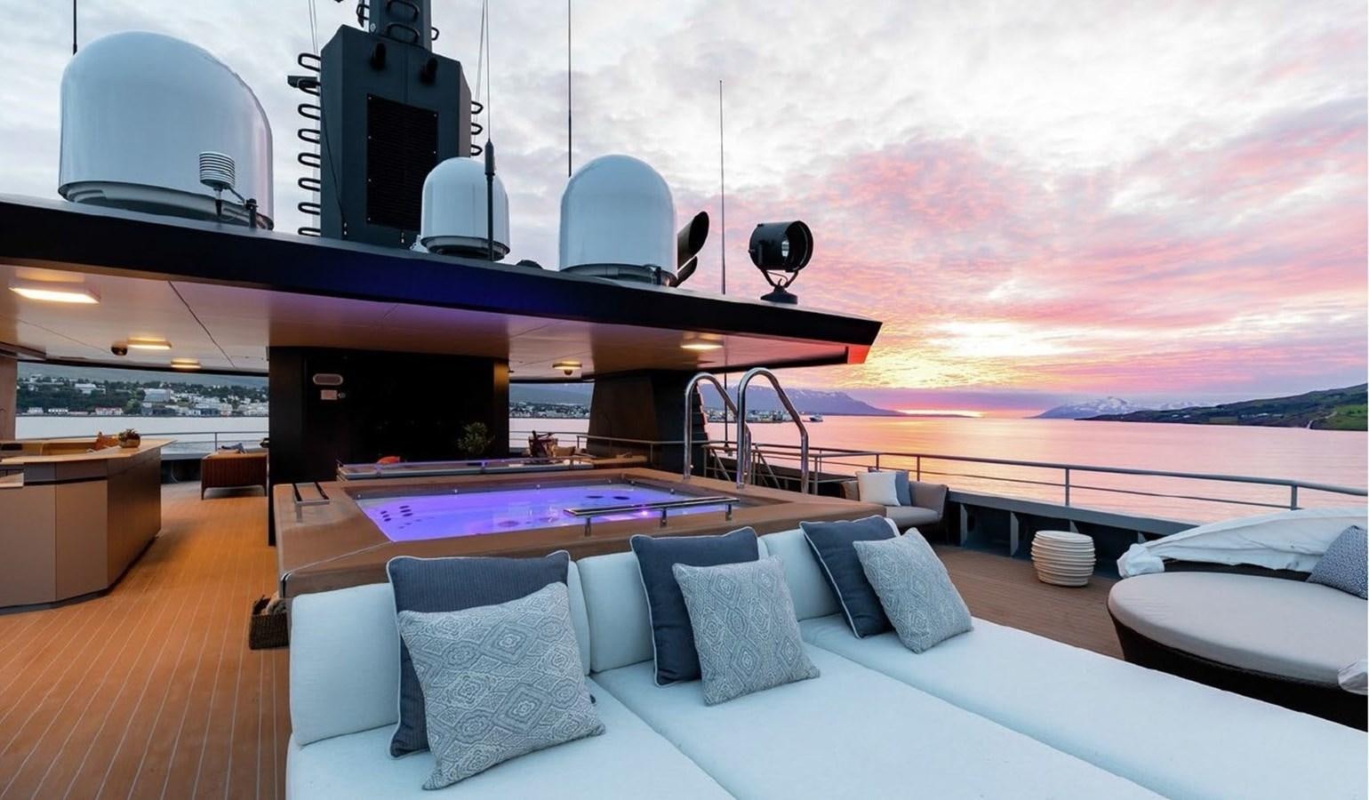a boat on the water aboard Q Yacht for Sale