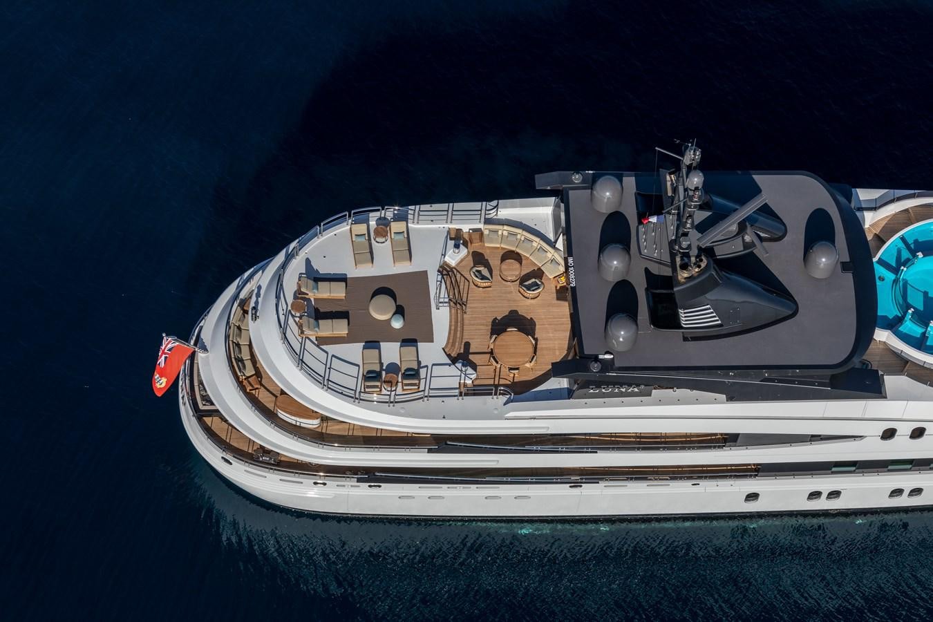 a space ship with a cartoon character on it aboard AHS Yacht for Sale