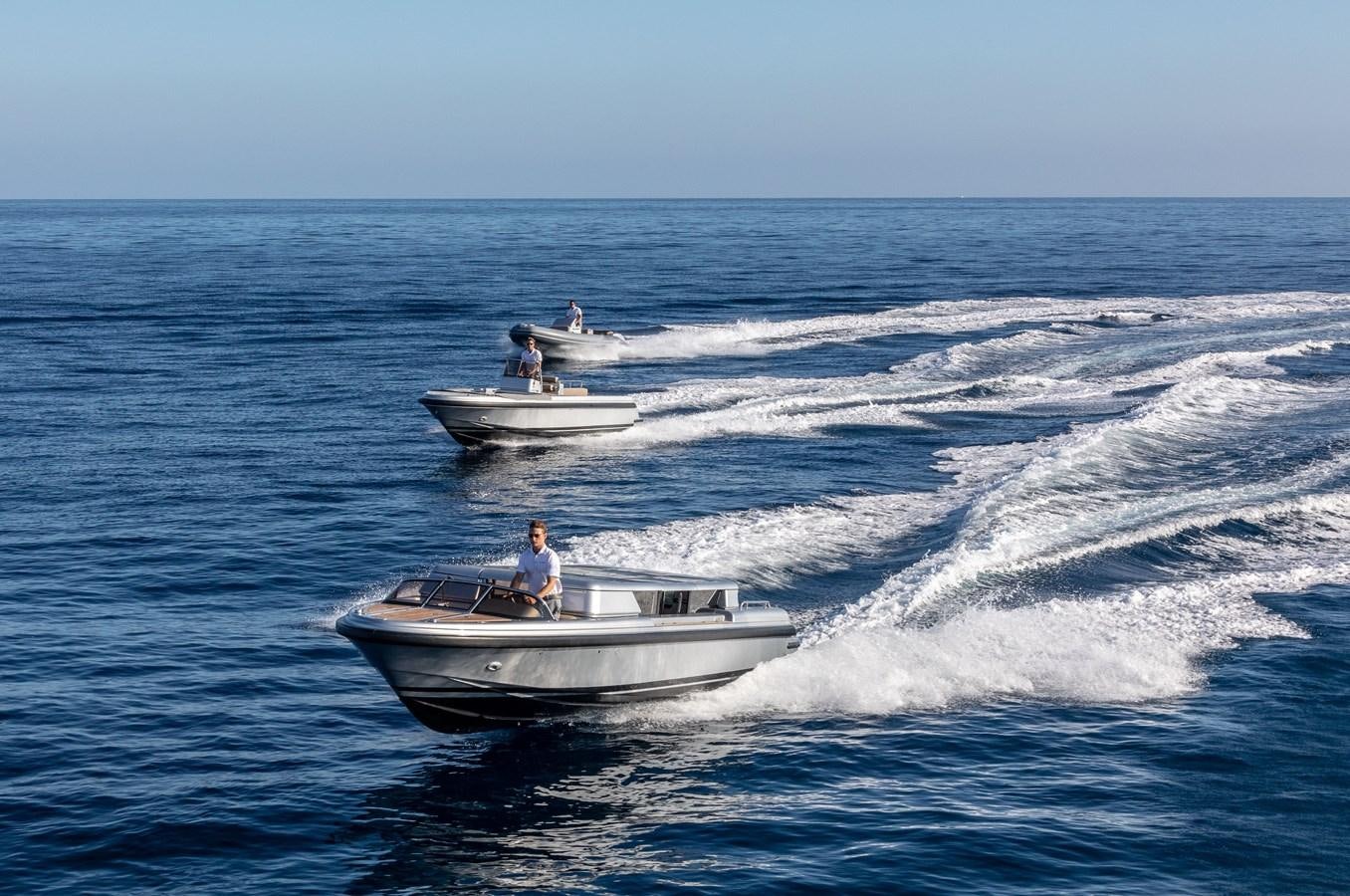 a boat with people in it aboard AHS Yacht for Sale