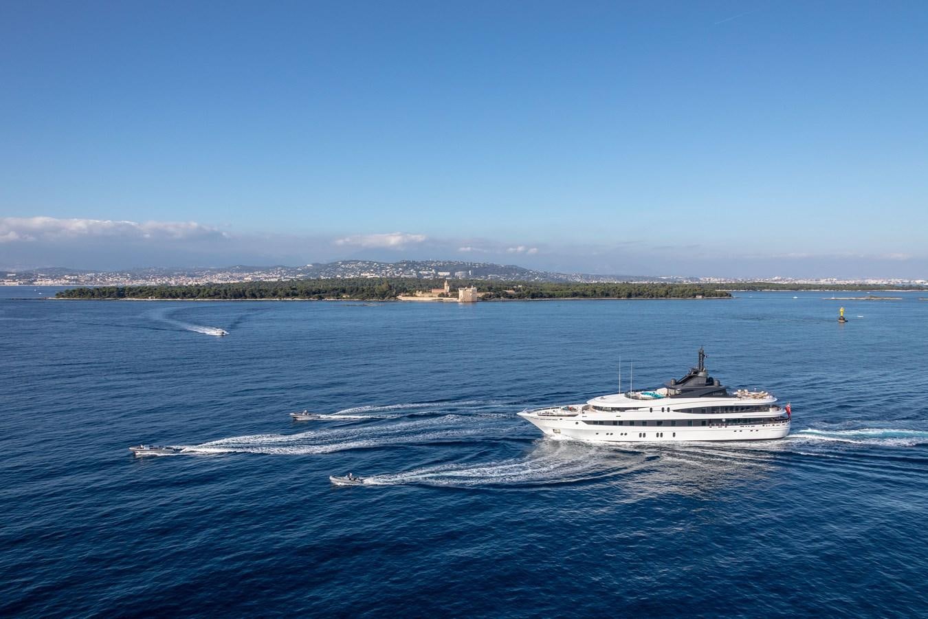 a boat on the water aboard AHS Yacht for Sale