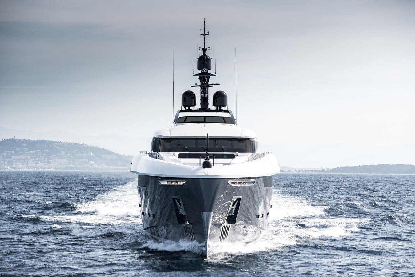 a boat in the water aboard UTOPIA IV Yacht for Charter