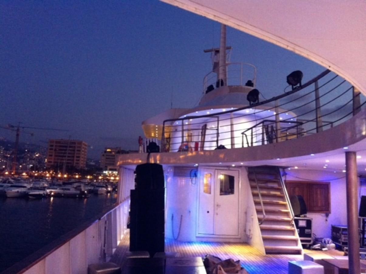 a boat on the water aboard BLUE DAWN Yacht for Sale