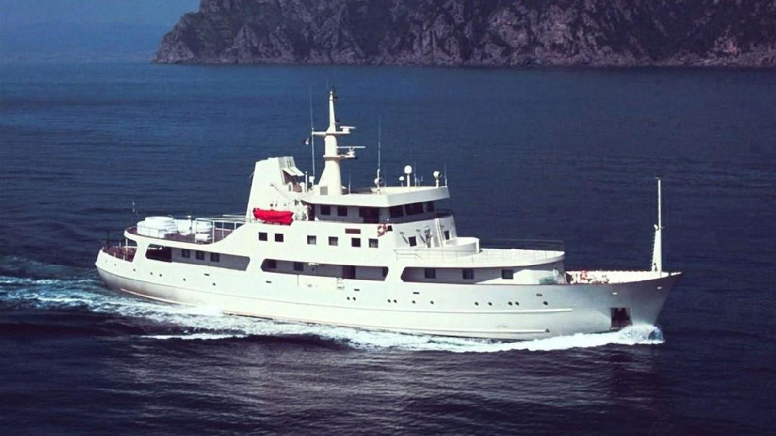 a white yacht in the water aboard ANDAMAN EXPLORER Yacht for Sale