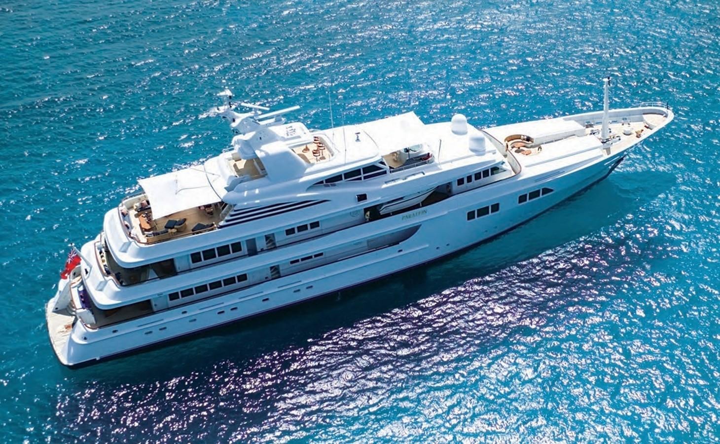 a ship on the water aboard PARAFFIN Yacht for Sale