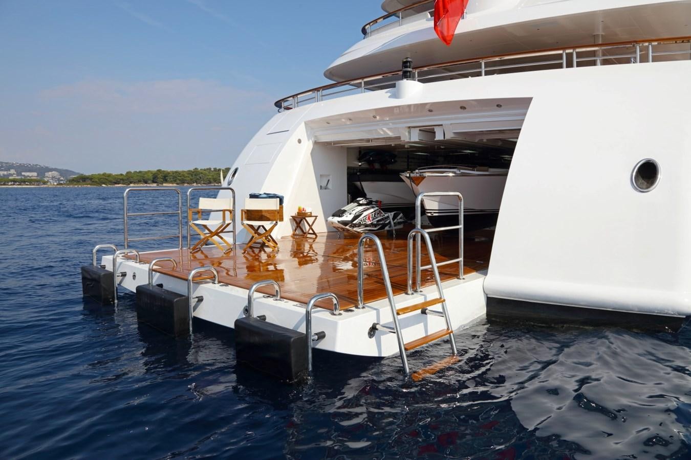 a boat on the water aboard FORMOSA Yacht for Sale