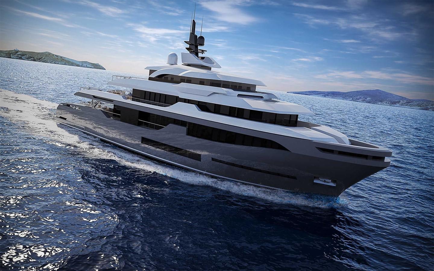 a ship in the water aboard RMK 58  Yacht for Sale