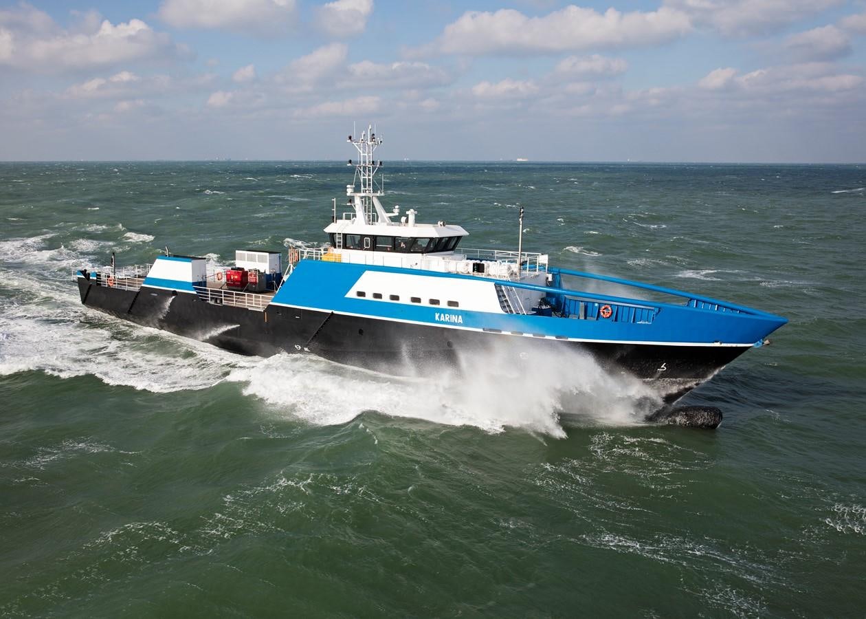 a boat on the water aboard THE ULTIMATE SHADOW VESSEL Yacht for Sale