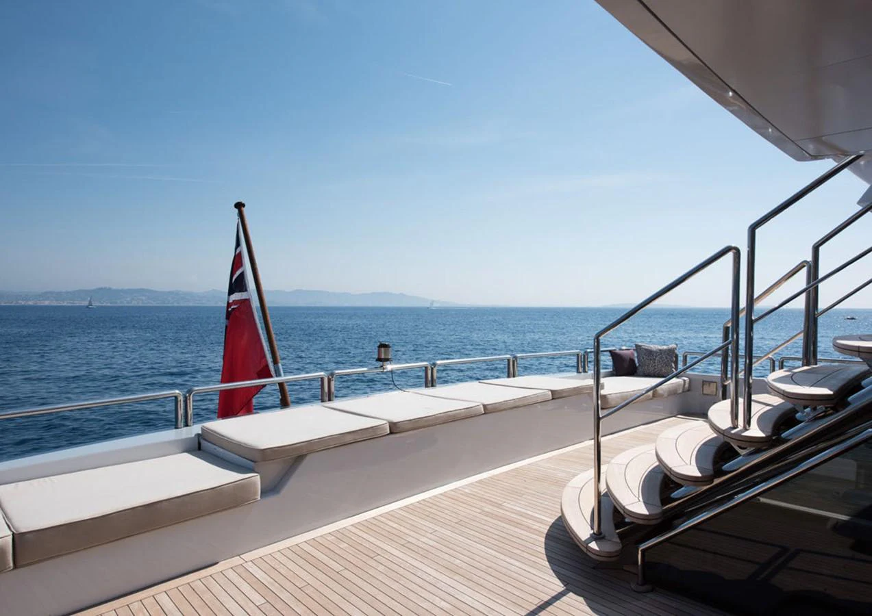 a boat on the water aboard LADY A Yacht for Sale