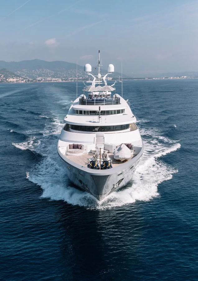 a boat on the water aboard LADY A Yacht for Sale