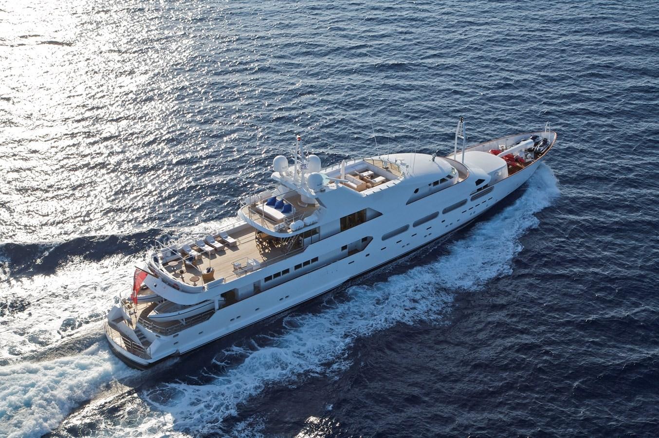 a boat on the water aboard ACHILLES Yacht for Sale