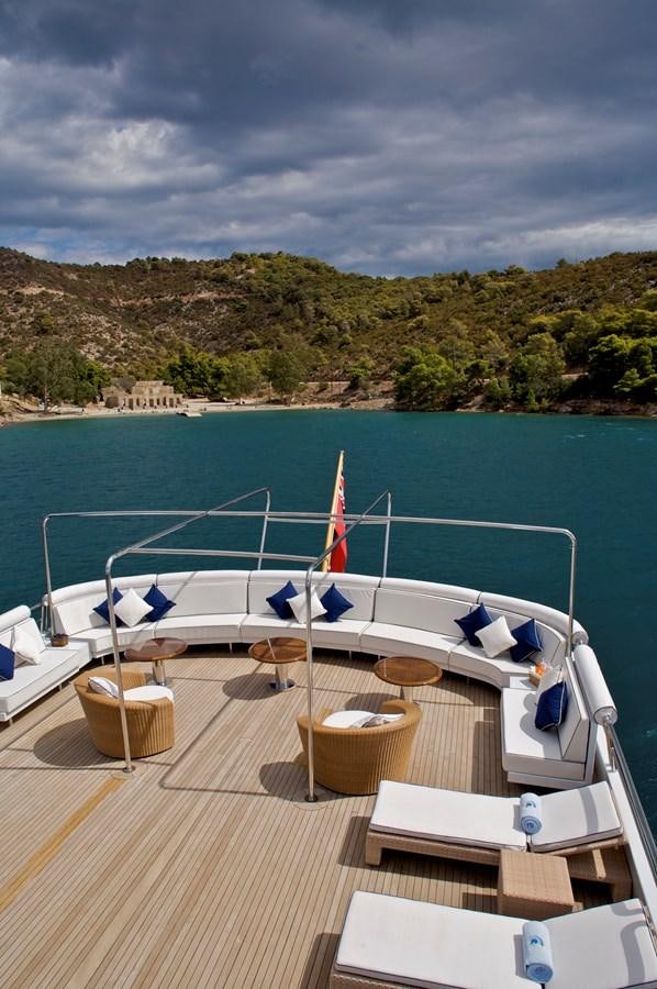 a boat on the water aboard ACHILLES Yacht for Sale