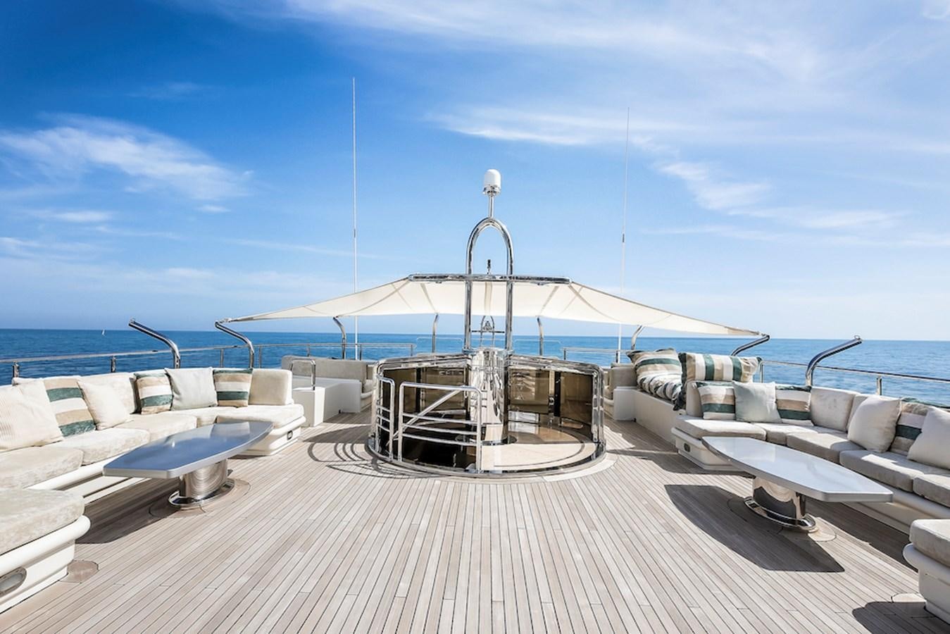 a boat on a dock aboard SAMIRA Yacht for Sale