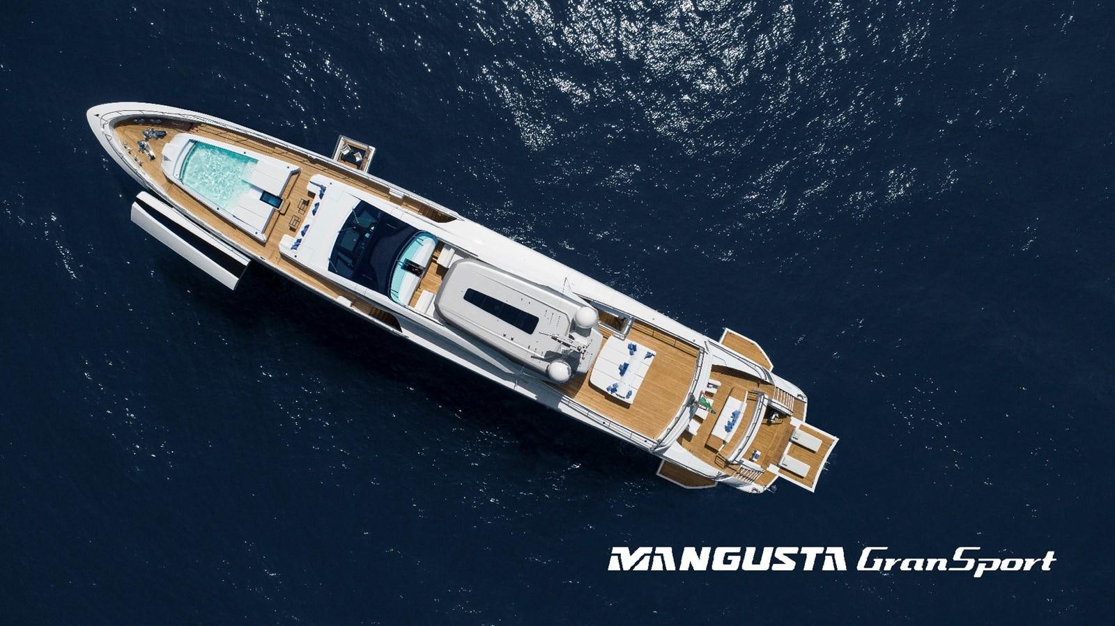 a space shuttle in space aboard MANGUSTA 165REV/04 Yacht for Sale