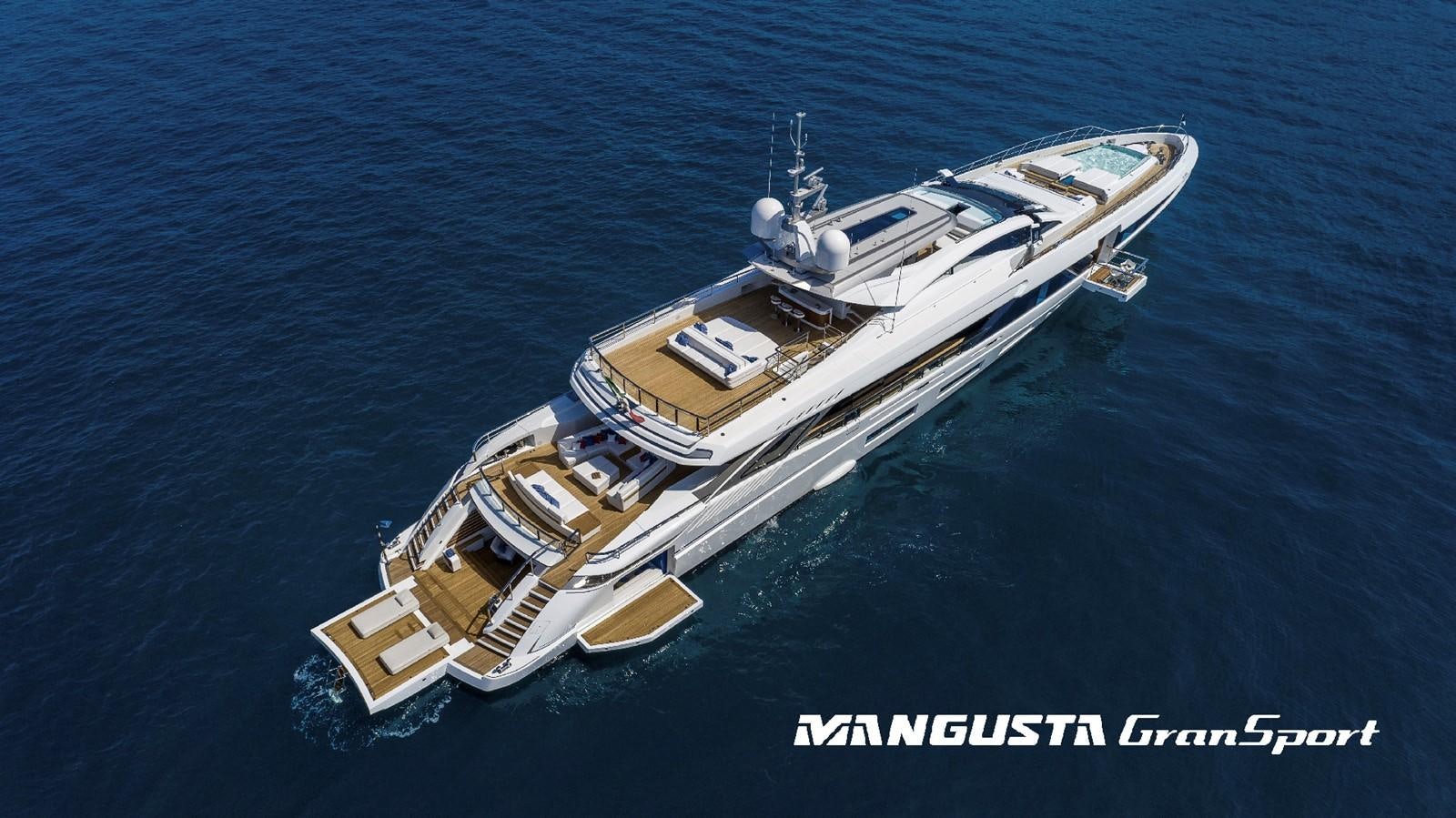 a boat on the water aboard MANGUSTA 165REV/04 Yacht for Sale
