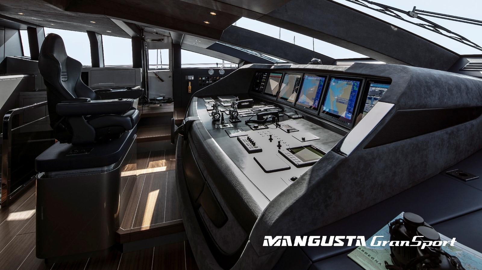 a room with a large machine aboard MANGUSTA 165REV/04 Yacht for Sale
