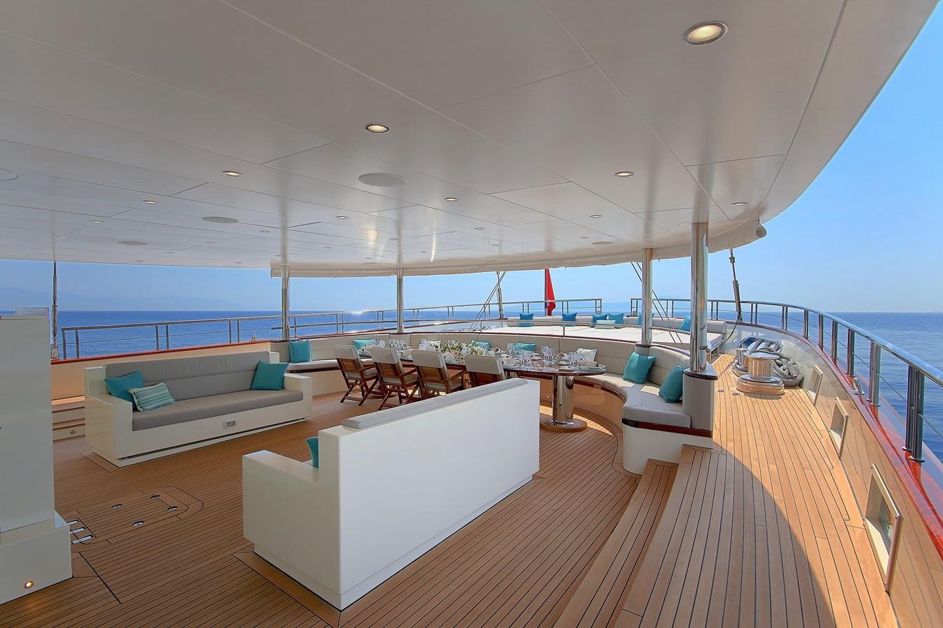 a boat on the water aboard MEIRA Yacht for Sale