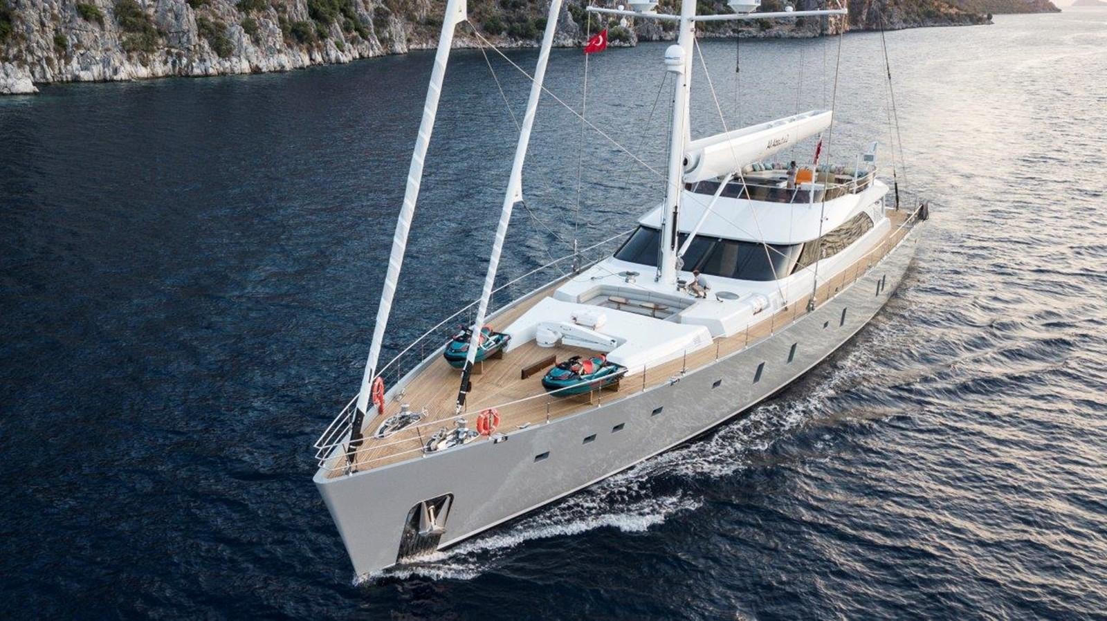 a boat on the water aboard ALL ABOUT U 2 Yacht for Sale