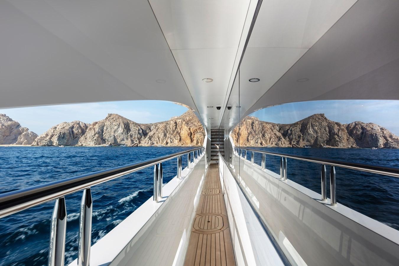 a boat on the water aboard CHAMPAGNE SEAS Yacht for Charter