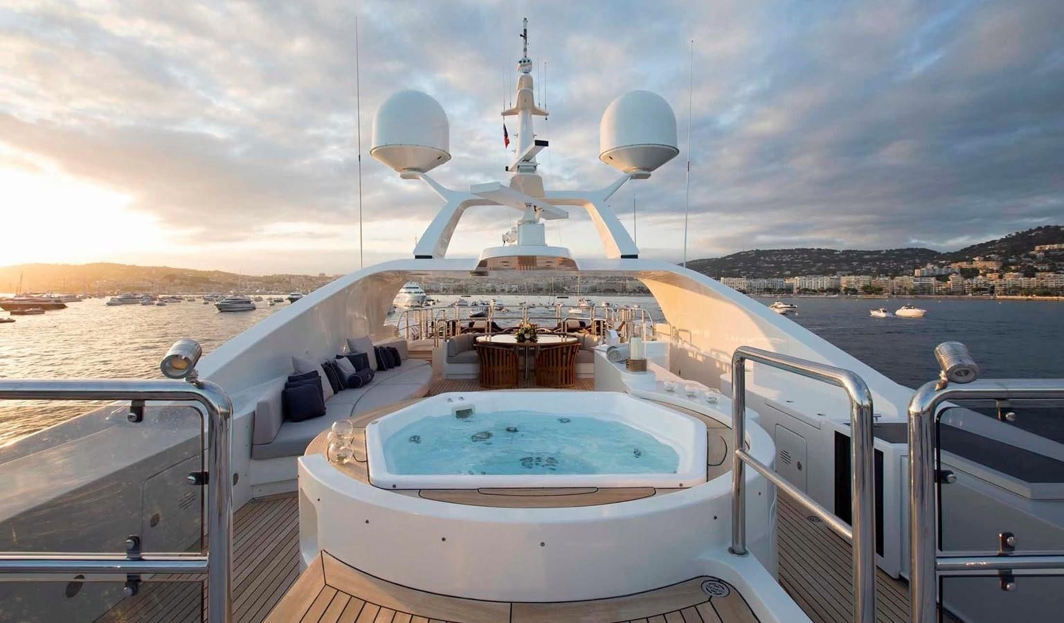 a boat on the water aboard COME PRIMA Yacht for Charter