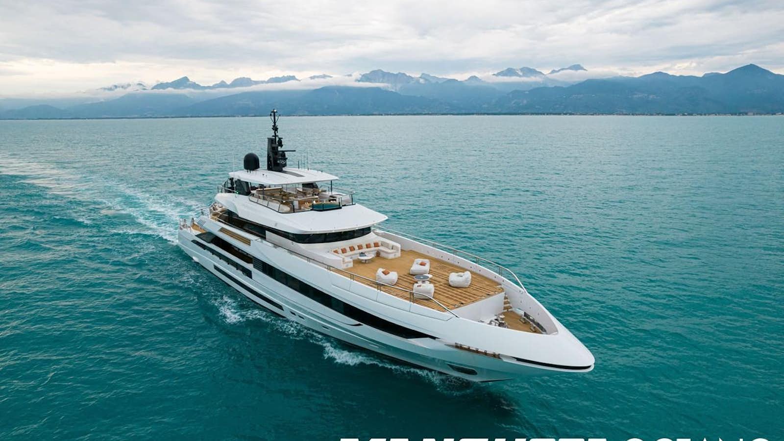 a ship in the water aboard MANGUSTA OCEANO 50/06 Yacht for Sale